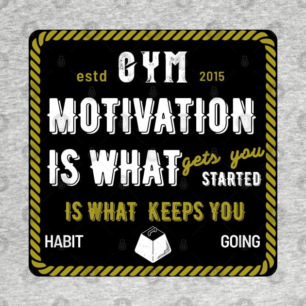 Gym motivation logo by ZM1